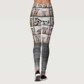 Leggings Funky Motion et 9 collage photo - peut modifier la (Dos)