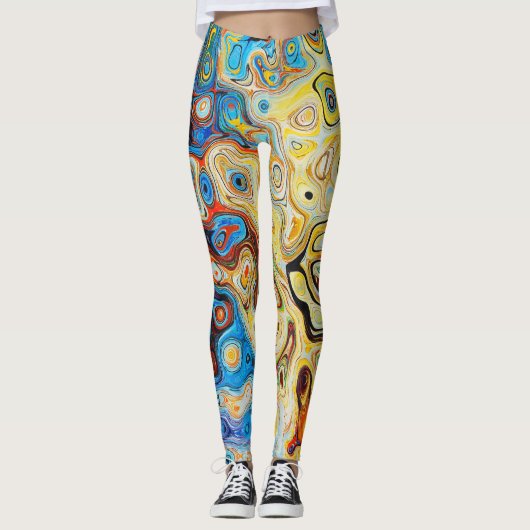 Leggings Funky Psychadelic (Devant)