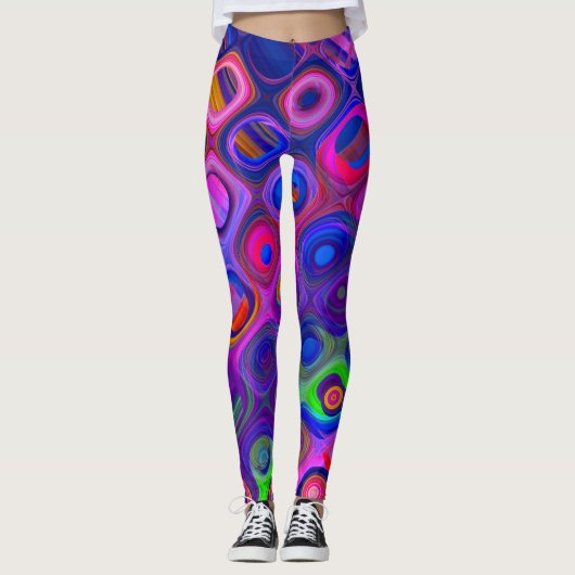 Leggings Funky Psychedelic (Devant)
