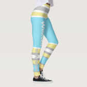 Leggings Funky Rayures Lignes Gagnant Puissance (Droite)