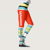 Leggings Funky Rayures Lignes Gagnant Puissance (Droite)