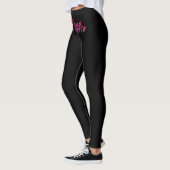 Leggings Funky rose faux parties scintillant salle de gym t (Gauche)
