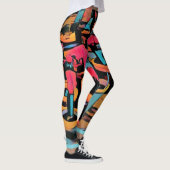 Leggings funky Stylisés Cactus (Droite)