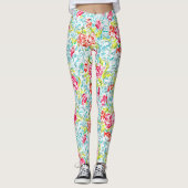 Leggings Funky Summer Colours Peinture Splatter Art Motif (Devant)