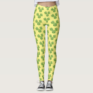 Leggings Funny Brussels sprouts légumes caricature