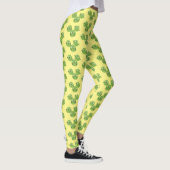 Leggings Funny Brussels sprouts légumes caricature (Droite)