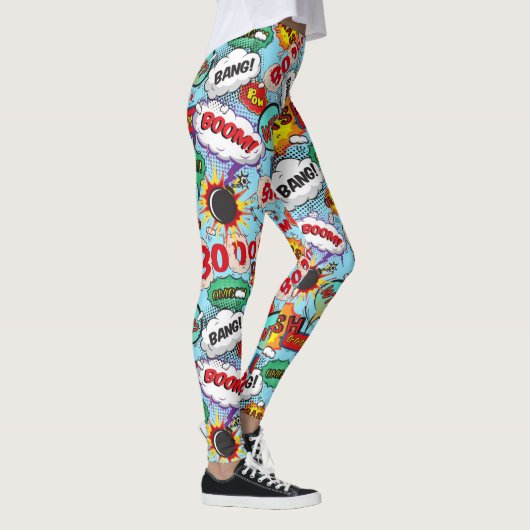 Leggings Funny Comic Motif (Droite)