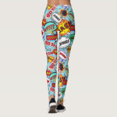 Leggings Funny Comic Motif (Dos)