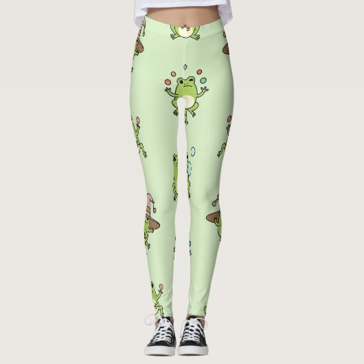 Leggings Funny Frogs on the Go (Devant)