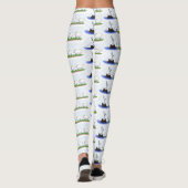 Leggings Funny hippo birdie deux brebis (Dos)