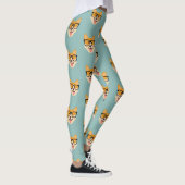 Leggings Funny Hipster Corgi Motif (Droite)