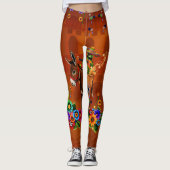 Leggings Funny mexican cactus (Devant)