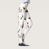 Leggings Funny NZ oiseaux motif scientifique (Droite)