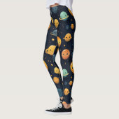 Leggings Funny Planètes Espace Motif (Gauche)