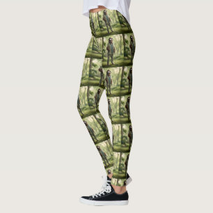 Leggings Funny Sloth Golf Player,