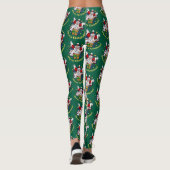 Leggings Funny Snowman Merry Christmas Surprise Cartoon (Dos)