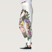 Leggings Funny Vegan Plante de Noël basé de Noël amis pas (Gauche)