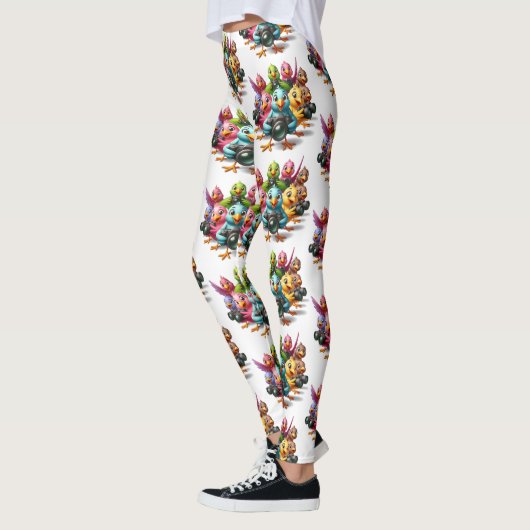 Leggings Funny Watch Birdies Shutterbugs (Gauche)