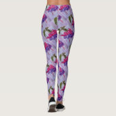 LEGGINGS FUSCHIE POURPULAIRE ET ROSE | LÉGUMES FLORAUX (Dos)