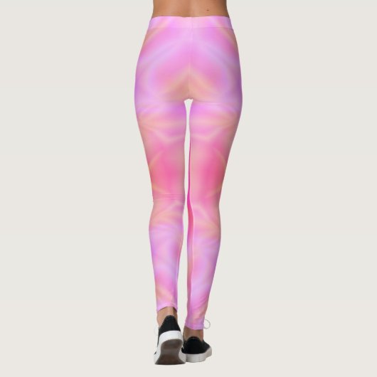 Leggings Fusée rose (Dos)