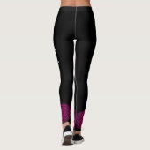 Leggings Fushia Fade, artiste de soie aérienne (Dos)