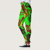 Leggings Fusion Chaleur Néon (Gauche)
