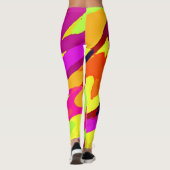 Leggings Fusion d'art chromatique (Dos)