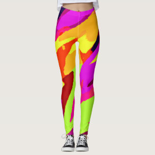 Leggings Fusion d'art chromatique