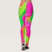 Leggings Fusion de couleurs vives (Dos)