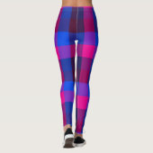 Leggings Fusion de mosaïque néon (Dos)
