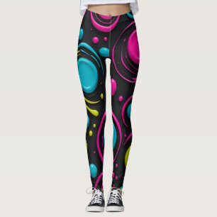 Leggings Fusion des couleurs néons