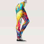 Leggings Fusion florale cosmique (Droite)