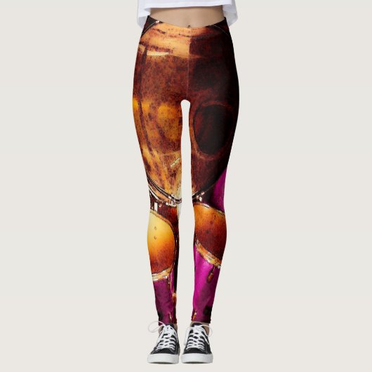Leggings Fûts, confiture extérieure (Devant)
