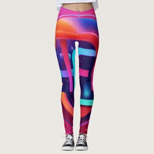 Leggings galactiques Pulsar ultra-stretch (Devant)