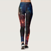 Leggings Galaxie colorée carrelée (Dos)