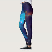 Leggings Galaxie colorée d'anomalie de l'espace (Gauche)