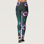 Leggings Galaxie de coeur (Dos)