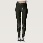 Leggings Galaxie de lune (Devant)