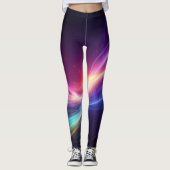 Leggings Galaxie de rafale d'énergie cosmique (Devant)