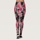 Leggings Galaxie du Dragon Rouge (Dos)
