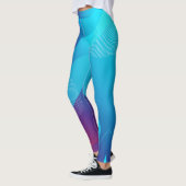 Leggings Galaxie liquide colorée (Gauche)