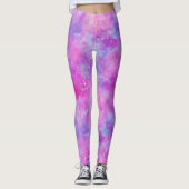 Leggings Galaxie peinte série Design 2 (Devant)