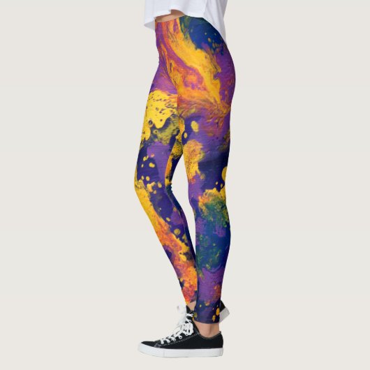 Leggings Galaxie violette II (Gauche)
