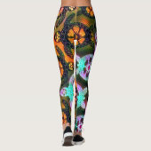 Leggings Galaxy branché Nebula Hawaiian Sea Turtle Dance (Dos)