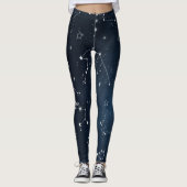 Leggings Galaxy Constellations Sky Astronomy Stars Planètes (Devant)