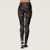 Leggings Galaxy Fractal Moons Motif (Dos)