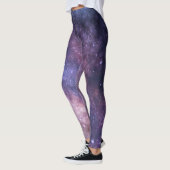 Leggings Galaxy Nebula Yoga Pantalon Espace Violet (Gauche)