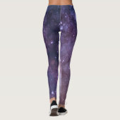 Leggings Galaxy Nebula Yoga Pantalon Espace Violet (Dos)