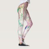 Leggings Galaxy Rose Gold Parties scintillant Drives Design (Droite)