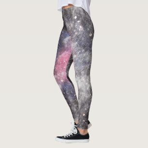 Leggings Galaxy rose noir blanc Yoga